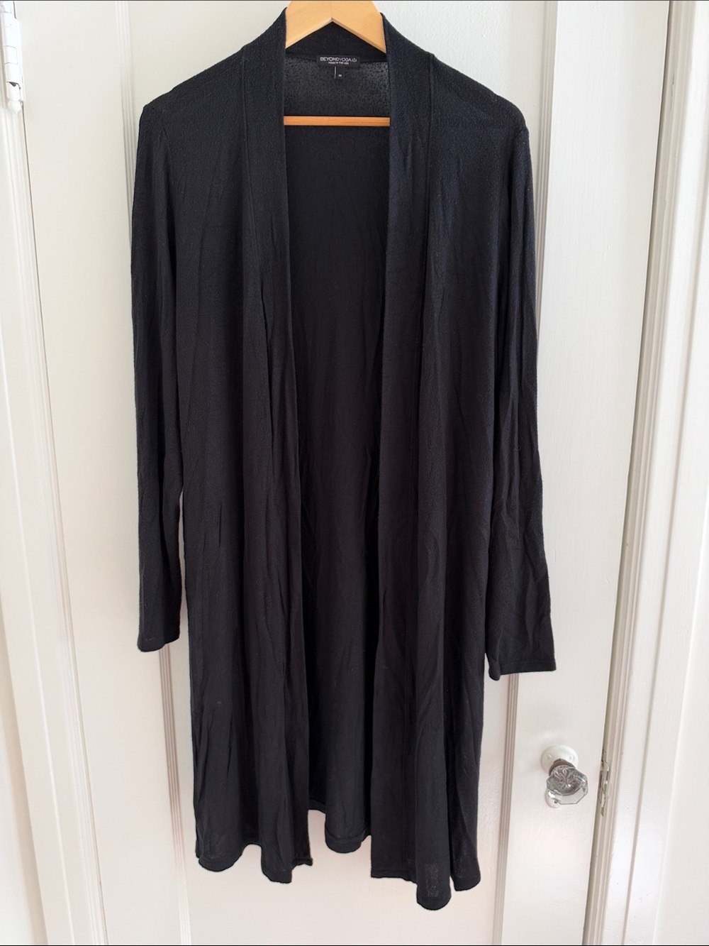 Beyond Yoga Draped Long Cardigan
